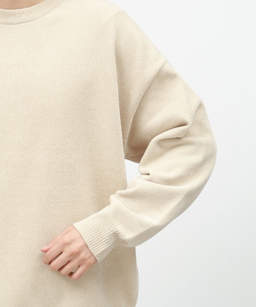 LAKOLE（ラコレ）の「ソフトモールニットプルオーバー / 116740（ニット/セーター・メンズ・アイボリー/ブラック/ブルー/グレー/ブラウン/オレンジ・X-LARGE/MEDIUM/LARGE）」の17枚目の写真