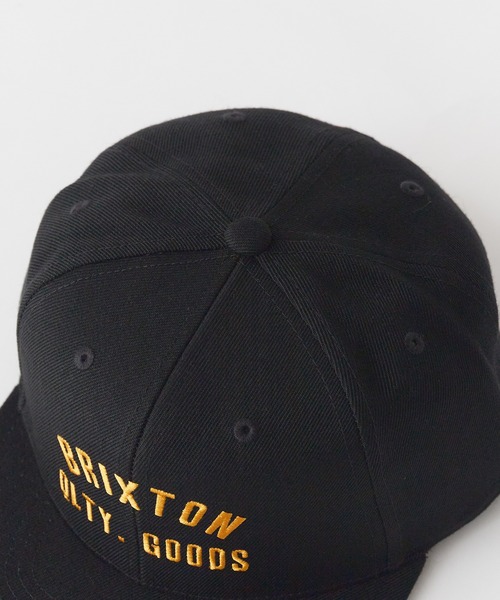 BRIXTON(ブリクストン)の「BRIXTON/ブリクストン WOODBURN NETPLUS MP SNPK キャップ(キャップ・メンズ・ブラック/ネイビー/ブラウン・ONE SIZE)」の7枚目の写真