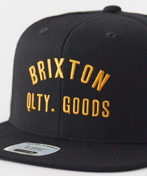 BRIXTON(ブリクストン)の「BRIXTON/ブリクストン WOODBURN NETPLUS MP SNPK キャップ(キャップ・メンズ・ブラック/ネイビー/ブラウン・ONE SIZE)」の8枚目の写真