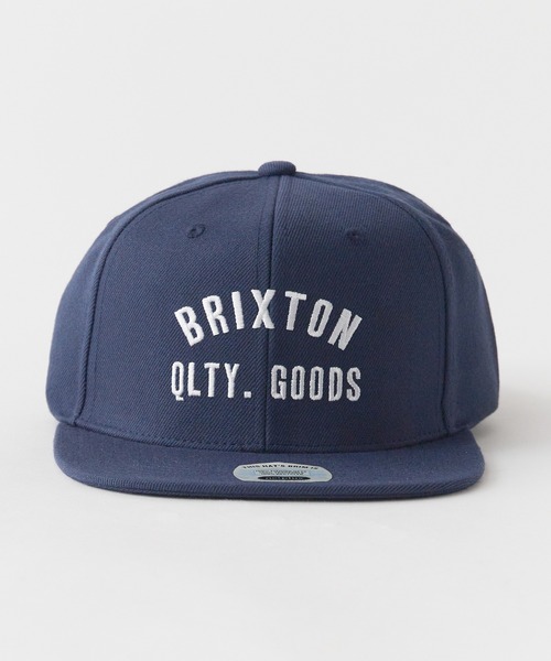 BRIXTON(ブリクストン)の「BRIXTON/ブリクストン WOODBURN NETPLUS MP SNPK キャップ(キャップ・メンズ・ブラック/ネイビー/ブラウン・ONE SIZE)」の4枚目の写真