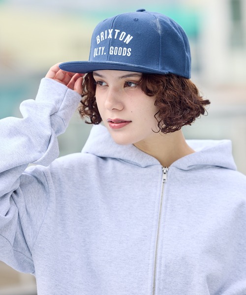 BRIXTON(ブリクストン)の「BRIXTON/ブリクストン WOODBURN NETPLUS MP SNPK キャップ(キャップ・メンズ・ブラック/ネイビー/ブラウン・ONE SIZE)」の21枚目の写真