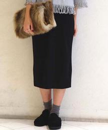 Another Edition | ■ミラノリブタイトスカート/AEFC PEミラノRIB タイトSK(スカート)