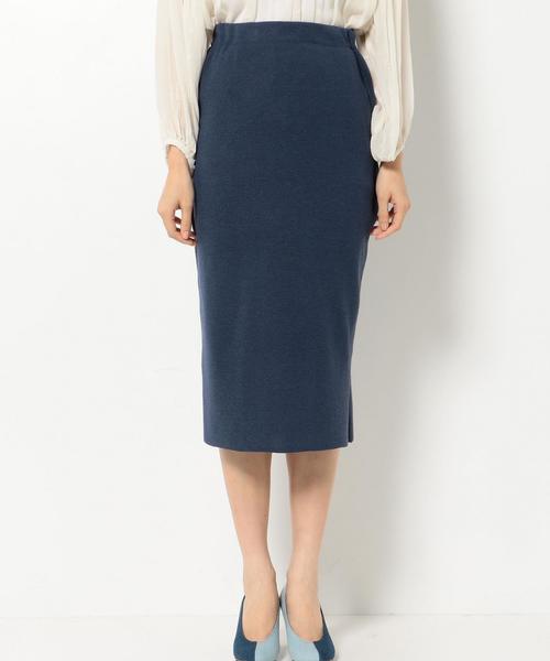 Another Edition(アナザーエディション)の「ミラノリブタイトスカート/AEFC PEミラノRIB タイトSK(スカート・レディース・ブラック/ネイビー/グレー・フリー)」の5枚目の写真