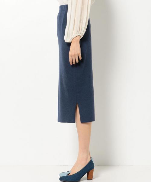 Another Edition(アナザーエディション)の「ミラノリブタイトスカート/AEFC PEミラノRIB タイトSK(スカート・レディース・ブラック/ネイビー/グレー・フリー)」の6枚目の写真