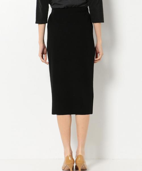 Another Edition(アナザーエディション)の「ミラノリブタイトスカート/AEFC PEミラノRIB タイトSK(スカート・レディース・ブラック/ネイビー/グレー・フリー)」の11枚目の写真