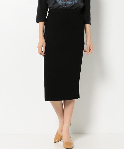 Another Edition(アナザーエディション)の「ミラノリブタイトスカート/AEFC PEミラノRIB タイトSK(スカート・レディース・ブラック/ネイビー/グレー・フリー)」の14枚目の写真