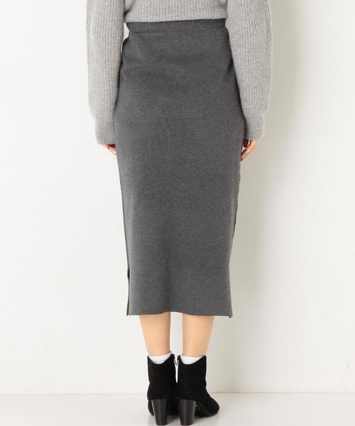 Another Edition(アナザーエディション)の「ミラノリブタイトスカート/AEFC PEミラノRIB タイトSK(スカート・レディース・ブラック/ネイビー/グレー・フリー)」の15枚目の写真