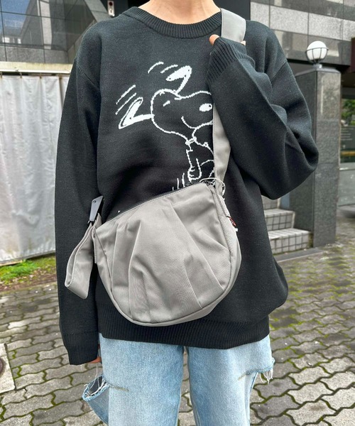 【セール】UNIVERSAL OVERALL / Nylon HOBO shoulder(S) / UVO-198(ショルダーバッグ)|UNIVERSAL OVERALL(ユニバーサルオーバーオール)