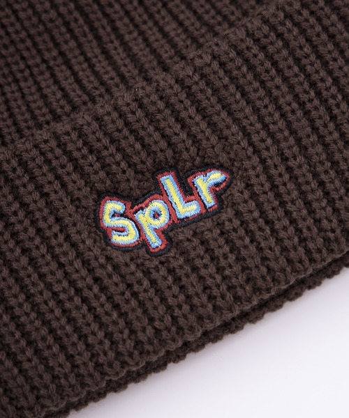 SPLR/エスピーエルアール SPLR24AW Crayon Embroidery hat クレヨン刺ニット帽（ニットキャップ/ビーニー）｜SPLR（エス・ピー・エル・アール）