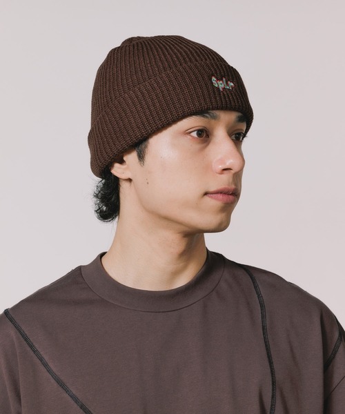SPLR/エスピーエルアール SPLR24AW Crayon Embroidery hat クレヨン刺ニット帽（ニットキャップ/ビーニー）｜SPLR（エス・ピー・エル・アール）