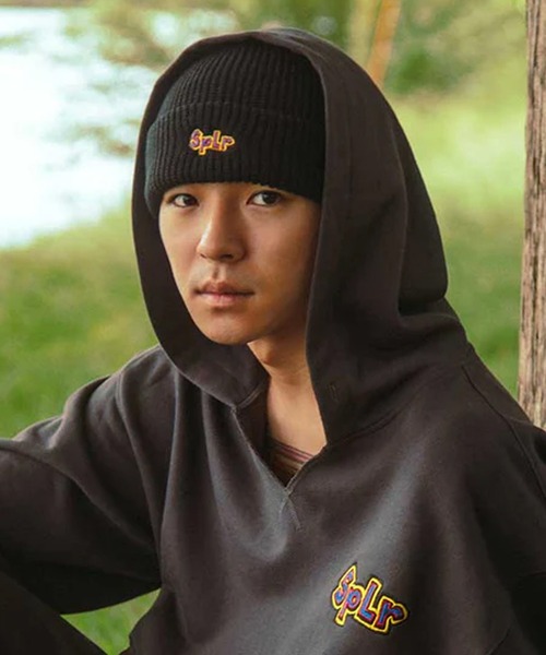 SPLR/エスピーエルアール SPLR24AW Crayon Embroidery hat クレヨン刺ニット帽（ニットキャップ/ビーニー）｜SPLR（エス・ピー・エル・アール）