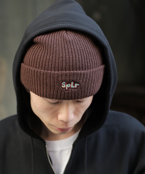 SPLR/エスピーエルアール SPLR24AW Crayon Embroidery hat クレヨン刺ニット帽（ニットキャップ/ビーニー）｜SPLR（エス・ピー・エル・アール）