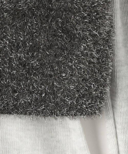 CITEN(シテン)の「<CITEN>キラキラキャミレイヤードニット(ニット/セーター・レディース・ダークグレー/ライトグレー/グレー・FREE)」の17枚目の写真