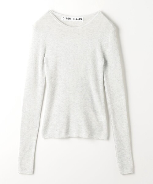 CITEN(シテン)の「<CITEN>キラキラキャミレイヤードニット(ニット/セーター・レディース・ダークグレー/ライトグレー/グレー・FREE)」の19枚目の写真