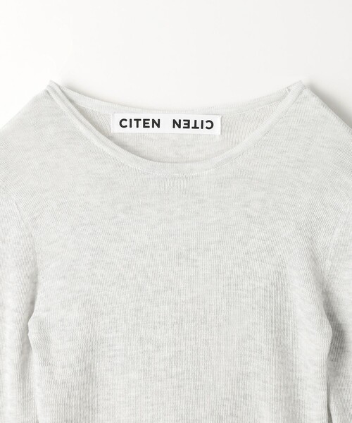 CITEN(シテン)の「<CITEN>キラキラキャミレイヤードニット(ニット/セーター・レディース・ダークグレー/ライトグレー/グレー・FREE)」の21枚目の写真
