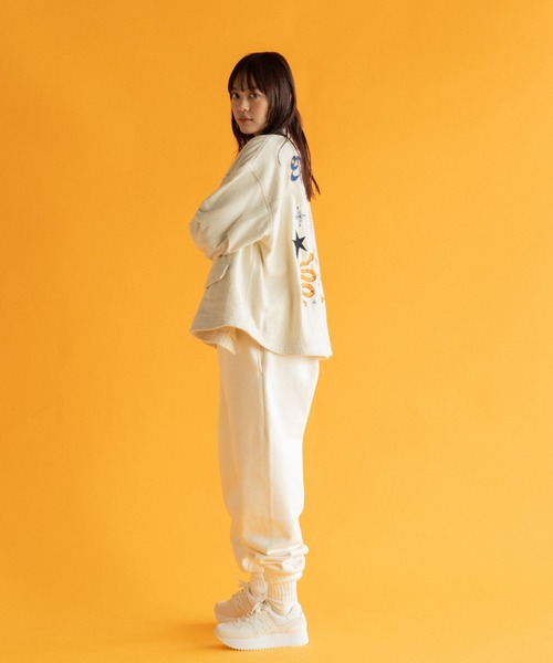 AMERICAN RAG CIE（アメリカンラグシー）の「LEIN 刺繍ジャケット（その他アウター・レディース・ホワイト/ブラック・FREE）」の4枚目の写真