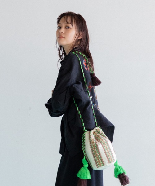 AMERICAN RAG CIE（アメリカンラグシー）の「LEIN 刺繍ジャケット（その他アウター・レディース・ホワイト/ブラック・FREE）」の21枚目の写真