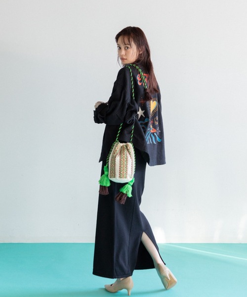 AMERICAN RAG CIE（アメリカンラグシー）の「LEIN 刺繍ジャケット（その他アウター・レディース・ホワイト/ブラック・FREE）」の17枚目の写真