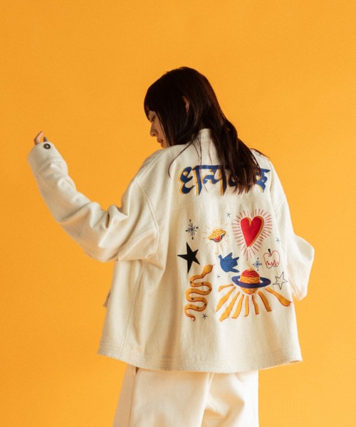 アメリカンラグシー×Leeウエスターナー ジップアップコーディロイジャケット L AMERICAN RAG CIE（アメリカンラグシー）の「LEIN 刺繍