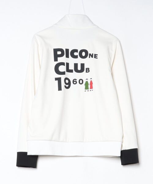 Picone CLUB（ピッコーネクラブ）の「裏起毛バックロゴブルゾン（ブルゾン・レディース・ブラック/ホワイト・S/M/L）」の11枚目の写真
