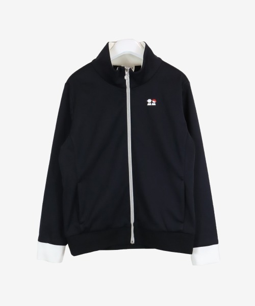 Picone CLUB（ピッコーネクラブ）の「裏起毛バックロゴブルゾン（ブルゾン・レディース・ブラック/ホワイト・S/M/L）」の4枚目の写真