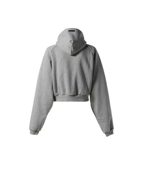 FOG ESSENTIALS(エフオージーエッセンシャルズ)の「FLEECE CROPPED HOODIE(パーカー・レディース・ブラック/ヘザーグレー・M/S/XS)」の6枚目の写真