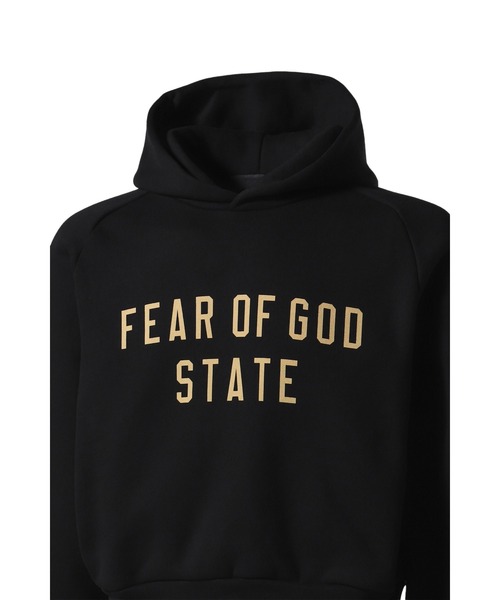 FOG ESSENTIALS(エフオージーエッセンシャルズ)の「FLEECE CROPPED HOODIE(パーカー・レディース・ブラック/ヘザーグレー・M/S/XS)」の10枚目の写真