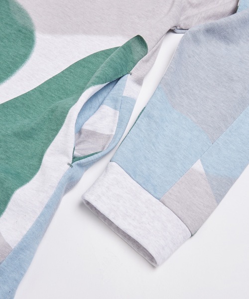 Dulcamara（ドゥルカマラ）の「リキッドバブルヨークスリーブロンT（Tシャツ/カットソー・メンズ・グリーン/ネイビー・1/2）」の16枚目の写真