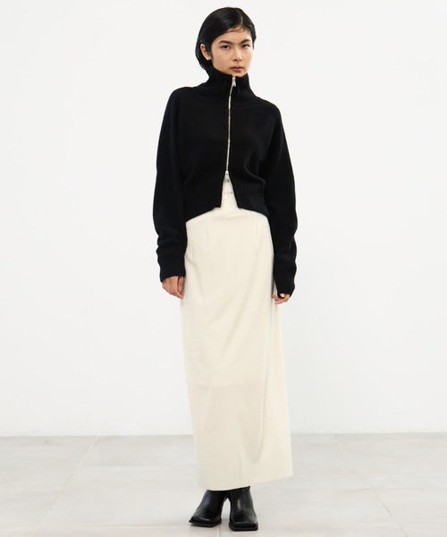 STUDIOUS（ステュディオス）の「【STUDIOUS/ステュディオス】Cashmere Wool Drivers Knit/ニットカーディガン/カシミヤニット（ニット/セーター・レディース・ブラック/モカ/ライム/オフホワイト・FREE）」の20枚目の写真