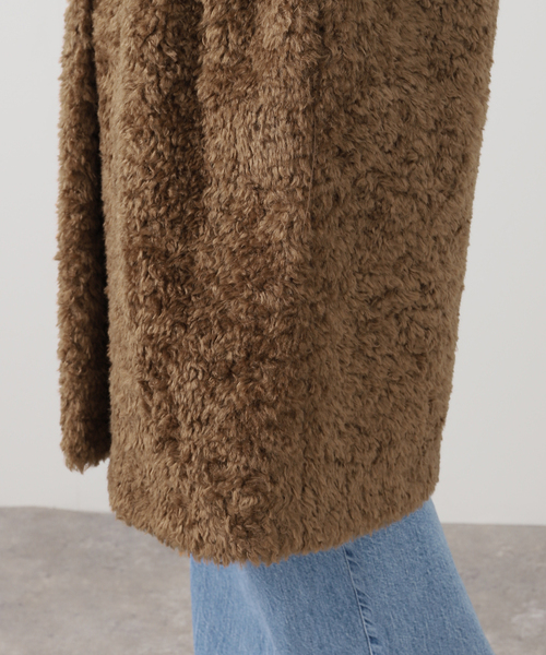 IENA（イエナ）の「HERNO/ヘルノ ECO FUR COAT ファーコート GC000456D12421（その他アウター・レディース・キャメル・FREE）」の8枚目の写真