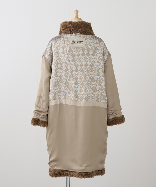 Reina さん専用 Herno ライトベージュ ファーローブ HERNO おすすめ