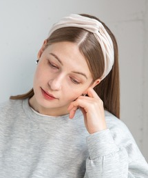 14+（イチヨンプラス）の「ジャージ素材クロスヘアバンド（ヘアバンド・メンズ）」
