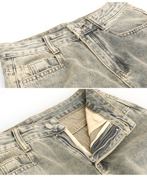 ANAP（アナップ）の「ヴィンテージ加工ストレートデニムパンツ（デニムパンツ・レディース・ブルー・S/M）」の11枚目の写真