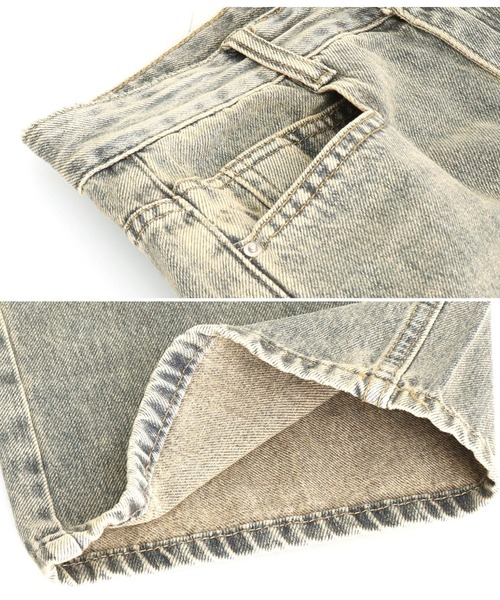 ANAP（アナップ）の「ヴィンテージ加工ストレートデニムパンツ（デニムパンツ・レディース・ブルー・S/M）」の12枚目の写真