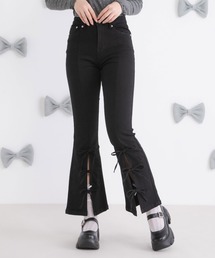 Millor TOKYO（ミラートーキョー）の「トリプルリボンスリットフレアパンツ（その他パンツ）」