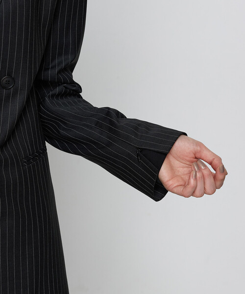 COMME CA（コムサ）の「【セットアップ対応】ブライトリートロストライプ ジャケット<br>（セットアップ・レディース・チャコール・11号/9号）」の19枚目の写真