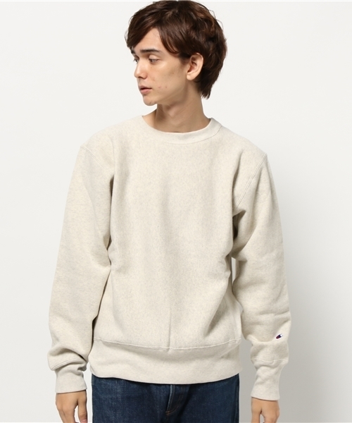 Champion（チャンピオン）の「【Champion/チャンピオン】テリーフリースプルオーバー（スウェット・メンズ・アイボリー/ネイビー/グレー・MEDIUM/LARGE）」の2枚目の写真