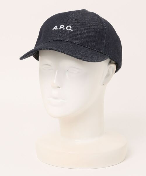 A.P.C.(アーペーセー)の「CASQUETTE CHARLIE(キャップ・メンズ・インディゴブルー・S/M)」の4枚目の写真