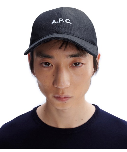 A.P.C.(アーペーセー)の「CASQUETTE CHARLIE(キャップ・メンズ・インディゴブルー・S/M)」の3枚目の写真