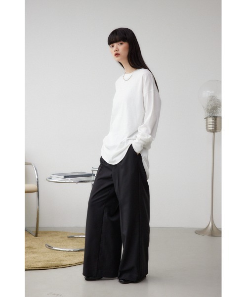AZUL by moussy(アズールバイマウジー)の「アソートデザインレイヤードトップス(Tシャツ/カットソー・レディース・ブラック系その他2/ホワイト系その他2/オフホワイト/ブラック・SMALL/MEDIUM)」の7枚目の写真
