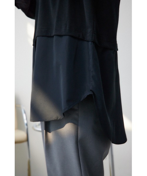 AZUL by moussy(アズールバイマウジー)の「アソートデザインレイヤードトップス(Tシャツ/カットソー・レディース・ブラック系その他2/ホワイト系その他2/オフホワイト/ブラック・SMALL/MEDIUM)」の10枚目の写真