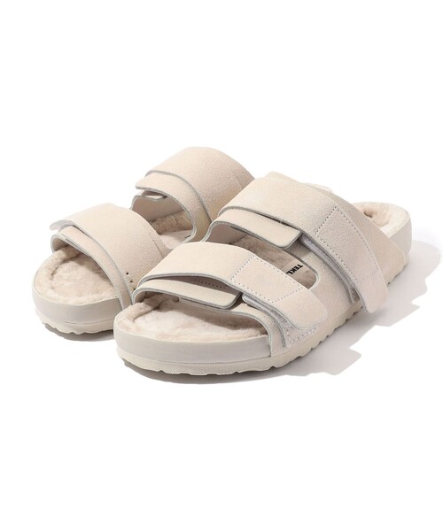 ビルケンシュトック　BIRKENSTOCK UJI サンダル　白　新品同様 Uji / ウジ ヌバック/スエードレザー アンティーク ホワイト