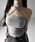 me+em select�i�~�[���Z���N�g�j�́u�y �Rcolor �^ �J�b�v�t �z�����O�`���[�J�[�N���X�l�b�N�L���~�\�[�� �^ long choker cross neck camisole�i�L���~�\�[���j�v�b�O���[