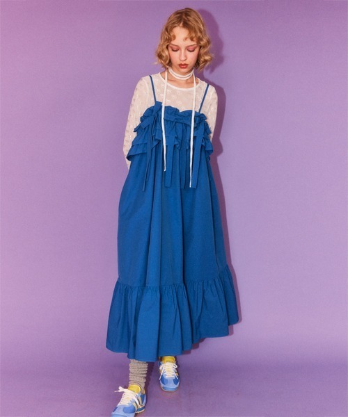 Candy Stripper(キャンディストリッパー)の「RIBBON SHEER CHOKER トップス(その他トップス・レディース・オフホワイト/ブラック/ピンク・FREE)」の9枚目の写真