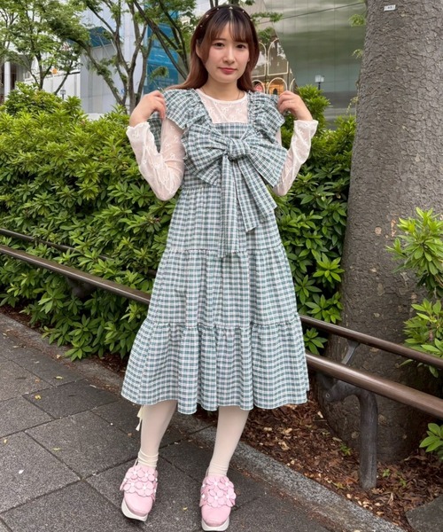 トップス aip Candy Stripper JOINED RIB TOPS Candy Stripper JOINED RIB H/S TOPS （IVORY） -靴