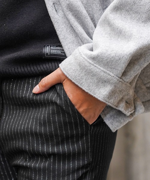 adamsJUGGLER(アダムスジャグラー)の「RTEGシャイニーストライプパンツ(その他パンツ・メンズ・ブラック・XL/L/M/S/XXL)」の7枚目の写真