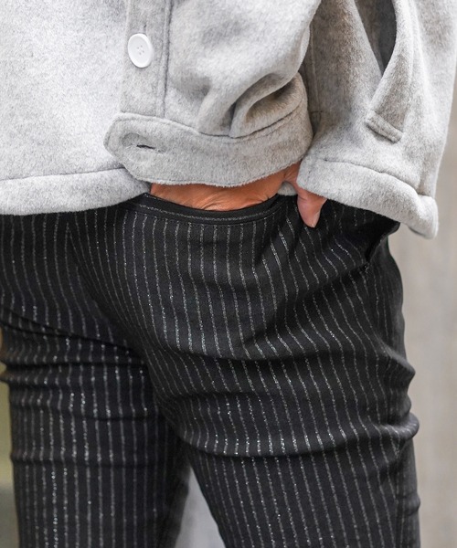 adamsJUGGLER(アダムスジャグラー)の「RTEGシャイニーストライプパンツ(その他パンツ・メンズ・ブラック・XL/L/M/S/XXL)」の9枚目の写真