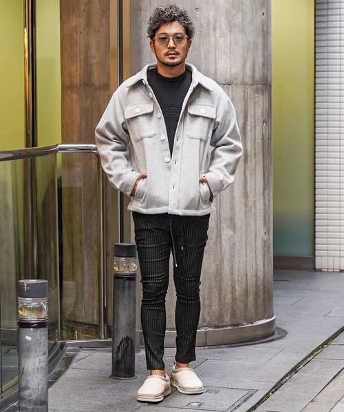 adamsJUGGLER(アダムスジャグラー)の「RTEGシャイニーストライプパンツ(その他パンツ・メンズ・ブラック・XL/L/M/S/XXL)」の12枚目の写真
