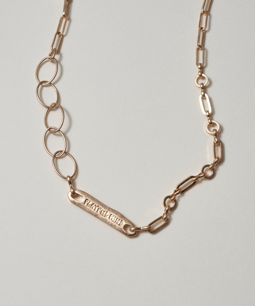 GOLDY（ゴールディ）の「プレイフル マインド プレート ネックレス（ネックレス・レディース・シルバー系その他/ゴールド系その他/ゴールド/シルバー・FREE）」の4枚目の写真