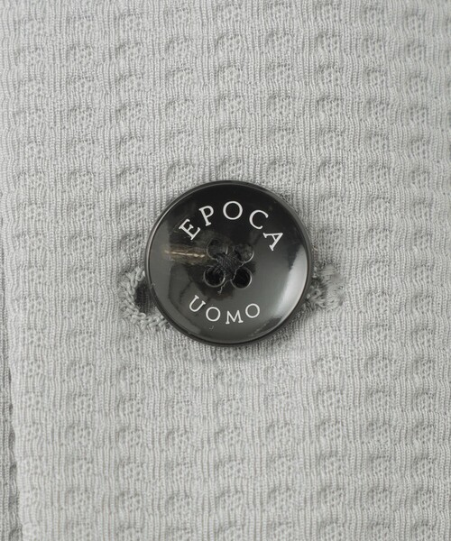 EPOCA UOMO（エポカウォモ）の「ウェーブワッフルジャケット（テーラードジャケット・メンズ・ブラック/ダークネイビー/ライトグレー・48/46）」の6枚目の写真